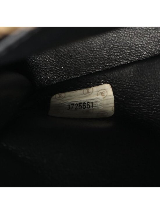 Chanel Backpack Quilted Black Fabric main image 5